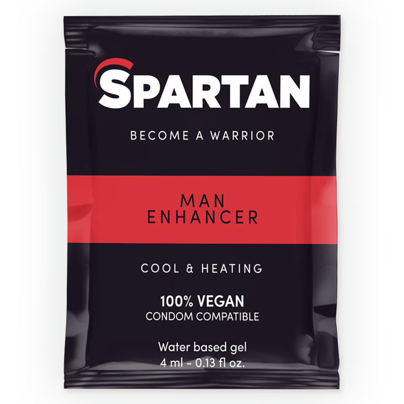 SPARTAN - GEL PARA MELHORAR A EREÇÃO COM EFEITO FRIO-QUENTE 100% VEGAN 4ML
