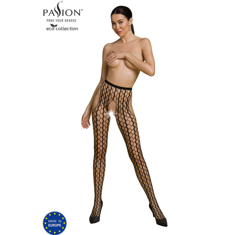 PAIXÃO - BODYSTOCKING ECO COLLECTION ECO S007 PRETO