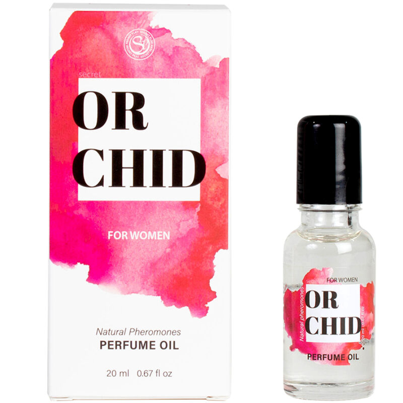 SECRETPLAY - ÓLEO DE PERFUME COM FEROMONAS NATURAIS DE ORQUÍDEA 20 ML