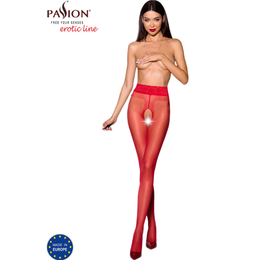 PAIXÃO - TIOPEN 001 COLLANT VERMELHO 1/2 20 DEN
