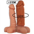 VIRILXL - EXTENSÃO DE PÉNIS MARROM EM SILICONE LÍQUIDO V3