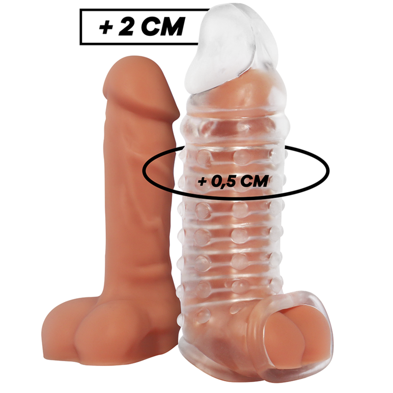 VIRILXL - EXTENSOR DE PÉNIS E BAINHA V11 TRANSPARENTE