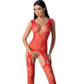 PAIXÃO - BS099 BODYSTOCKING VERMELHO TAMANHO ÚNICO