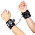 SECRETPLAY - ALGEMAS DE BONDAGE PRETAS COLEÇÃO BDSM