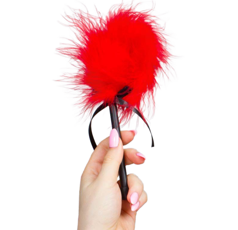 SECRETPLAY - DUSTER DE MARABU VERMELHO