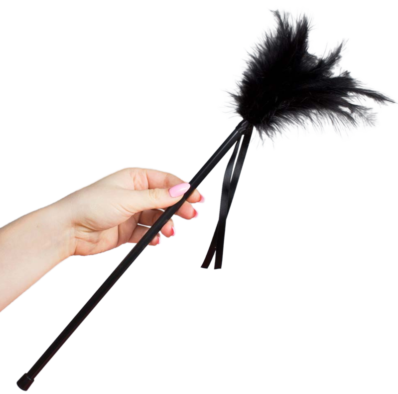 SECRETPLAY - PLUMAS PRETAS 40 CM