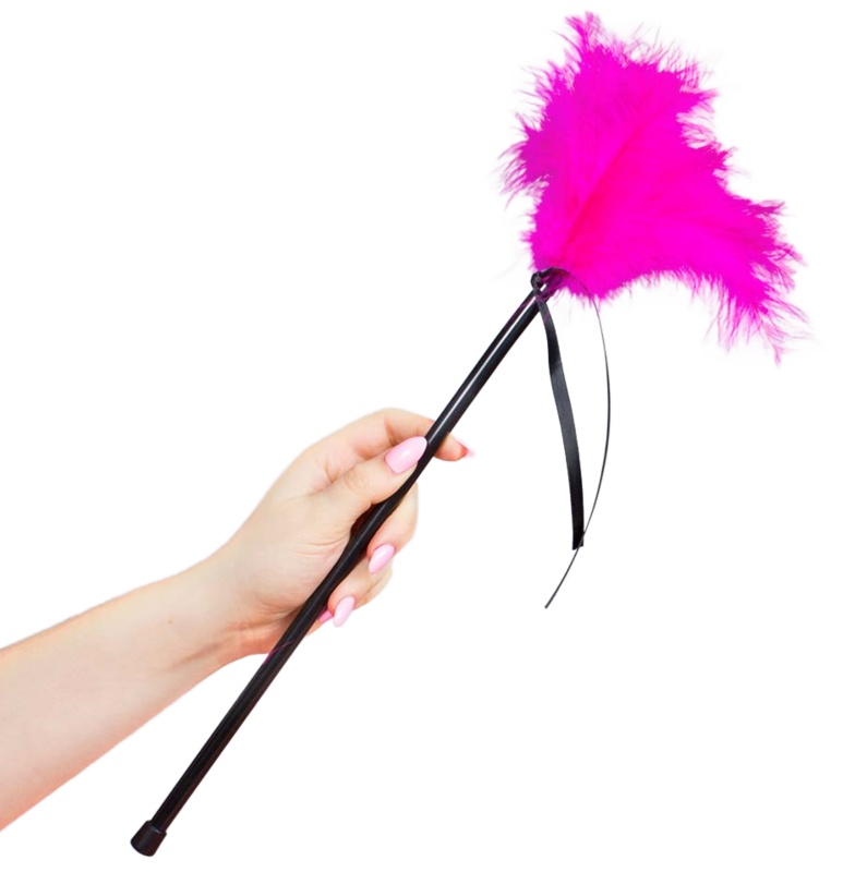 SECRETPLAY - PLUMAS COR-DE-ROSA 40 CM