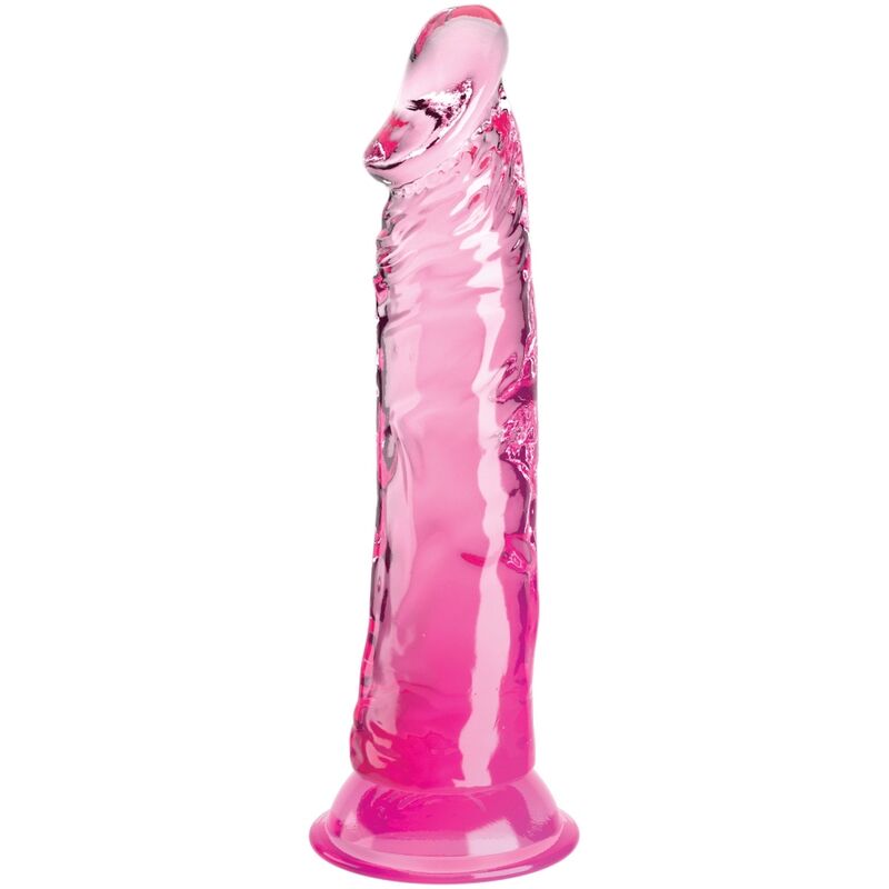 KING COCK - PÉNIS REALISTA TRANSPARENTE 19.7 CM ROSA