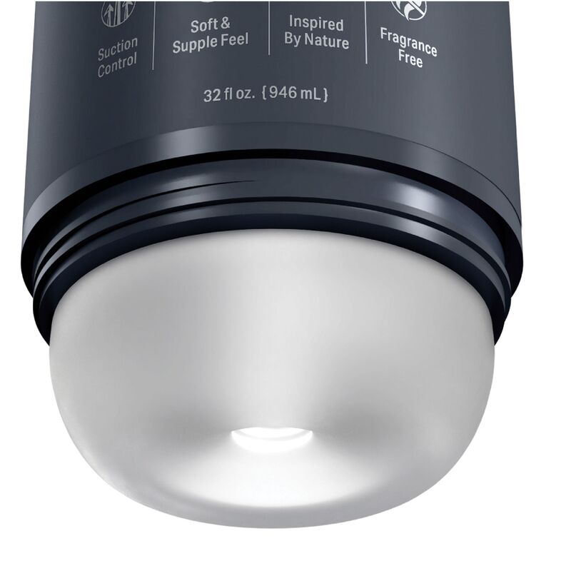 PDX PLUS - STROKER MASTURBADOR DISCRETO DEEP CREAM CHAMPÔ DESIGN GARRAFA
