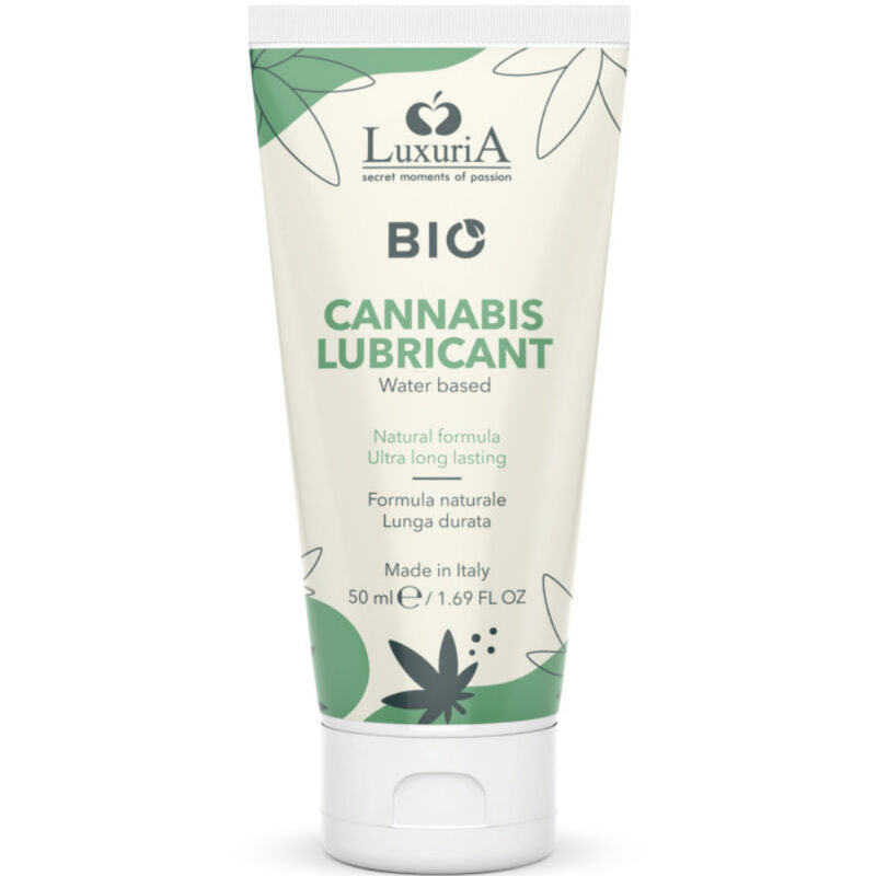 INTIMATELINE - LUBRIFICANTE LUXURIA À BASE DE ÁGUA BIOLÓGICO DE CANNABIS 50 ML