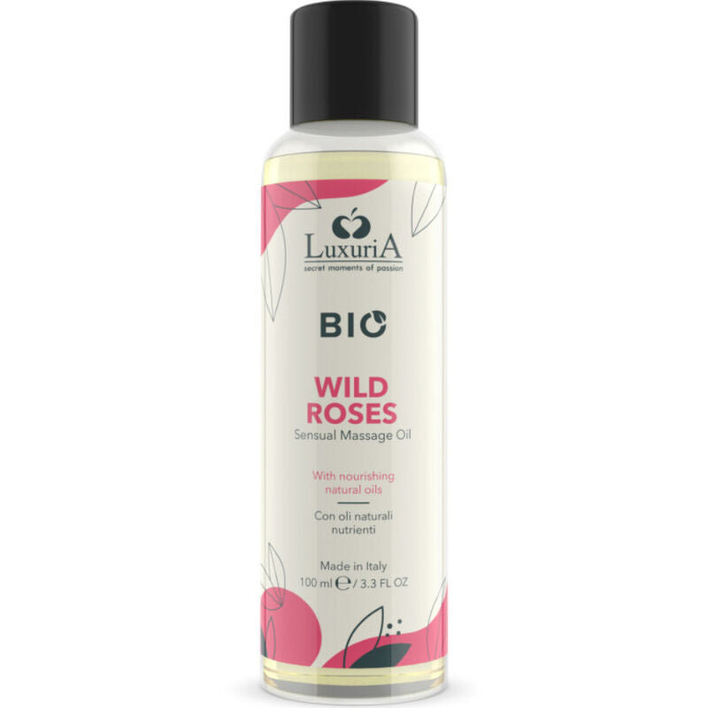 INTIMATELINE LUXURIA - ÓLEO DE MASSAGEM BIO ROSAS SILVESTRES 100 ML