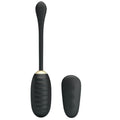 PRETTY LOVE - DOREEN OVO VIBRADOR RECARREGÁVEL DE LUXO PRETO COM CONTROLO REMOTO