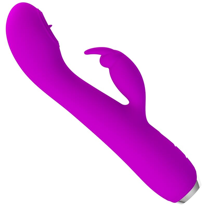 PRETTY LOVE - VIBRADOR RECARREGÁVEL RACHEL COM VENTOSA ROXA