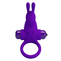 PRETTY LOVE - ANEL VIBRATÓRIO I RABBIT PARA PÉNIS VIOLETA
