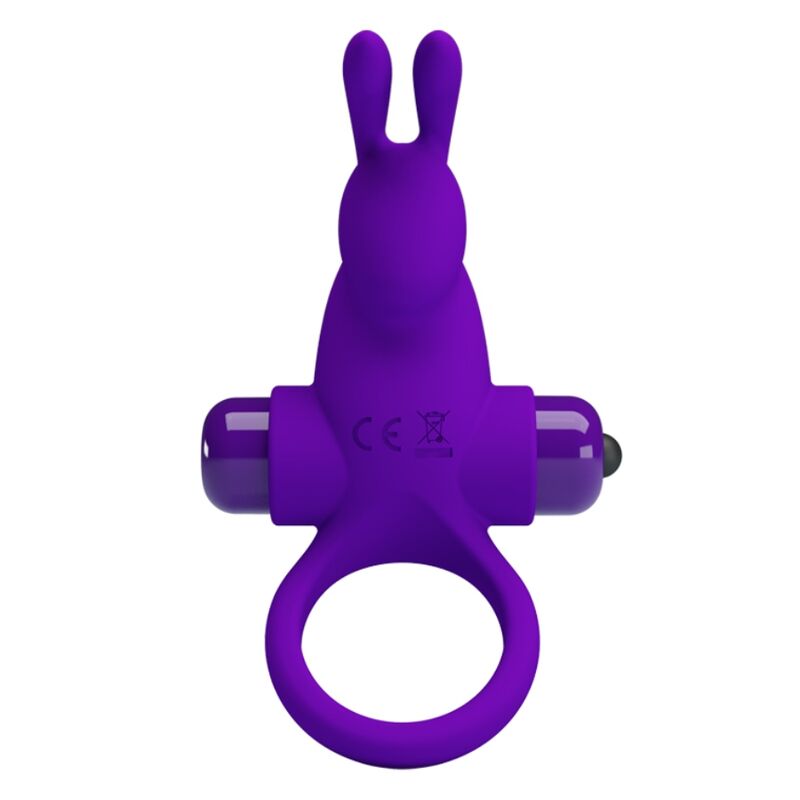 PRETTY LOVE - ANEL VIBRATÓRIO I RABBIT PARA PÉNIS VIOLETA