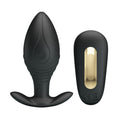 PRETTY LOVE - VIBRADOR RECARREGÁVEL REGINA PLUG ANAL PRETO