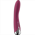 SATISFYER - SPINNING VIBE 1 VIBRADOR ROTATIVO PONTO G VERMELHO