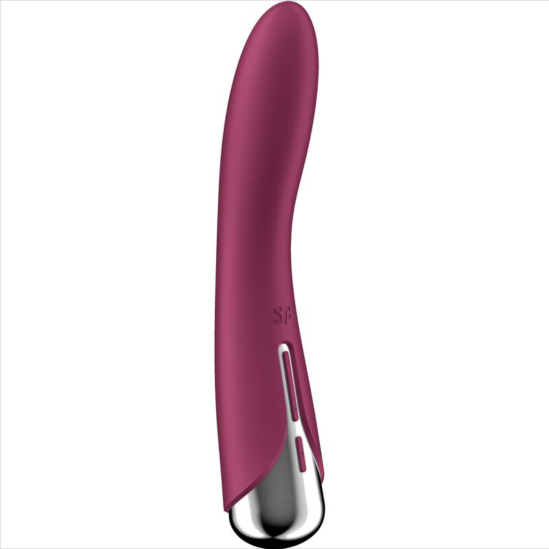 SATISFYER - SPINNING VIBE 1 VIBRADOR ROTATIVO PONTO G VERMELHO