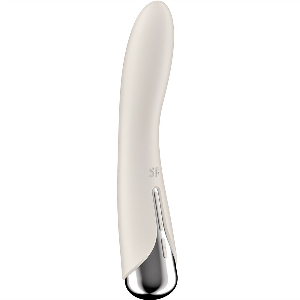 SATISFYER - VIBRADOR ROTADOR GIRATÓRIO VIBE 1 G-SPOT BEIGE