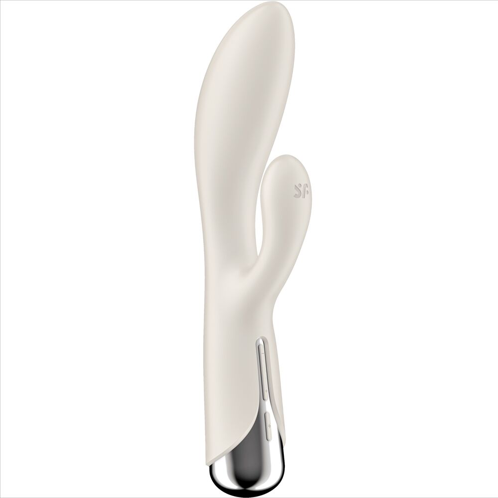 SATISFYER - SPINNING RABBIT 1 CLÍTORIS E ESTIMULAÇÃO DO PONTO G BEGE