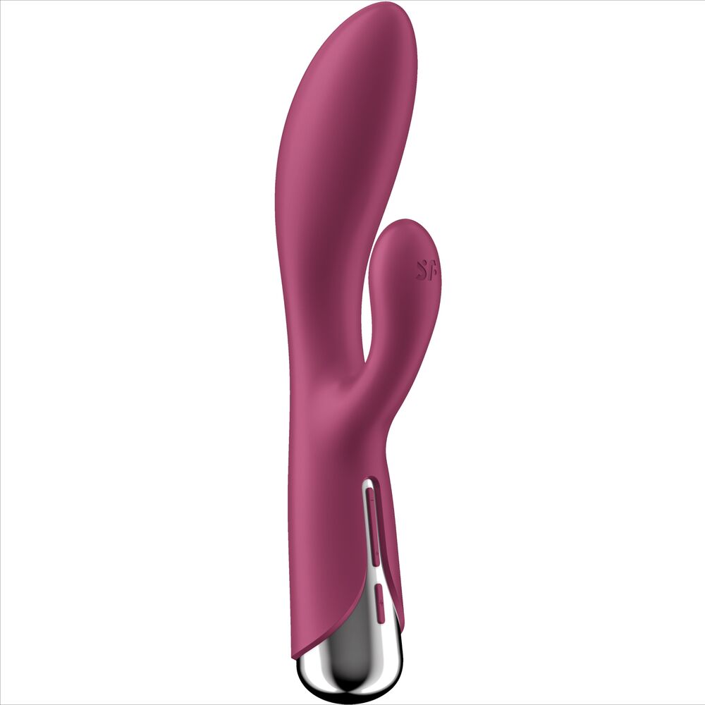 SATISFYER - SPINNING RABBIT 1 CLITÓRIS E ESTIMULAÇÃO DO PONTO G VERMELHO
