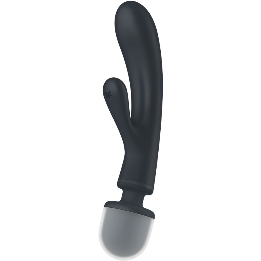 SATISFYER - MASSAGEM VIBRATÓRIA COELHO TRIPLE LOVER CINZENTO