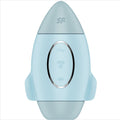 SATISFYER - MISSION CONTROL AZUL PEQUENO VIBRADOR DUPLO PULSO
