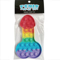 KHEPER GAMES - BRINQUEDO ANTI-STRESS POP-IT PÉNIS MULTICOR