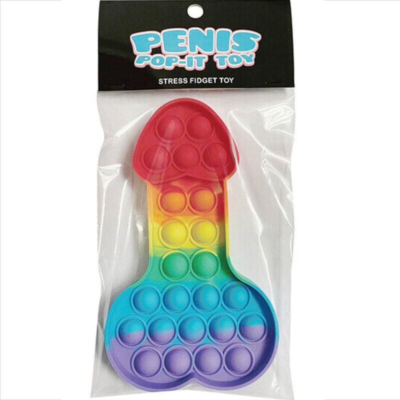 KHEPER GAMES - BRINQUEDO ANTI-STRESS POP-IT PÉNIS MULTICOR
