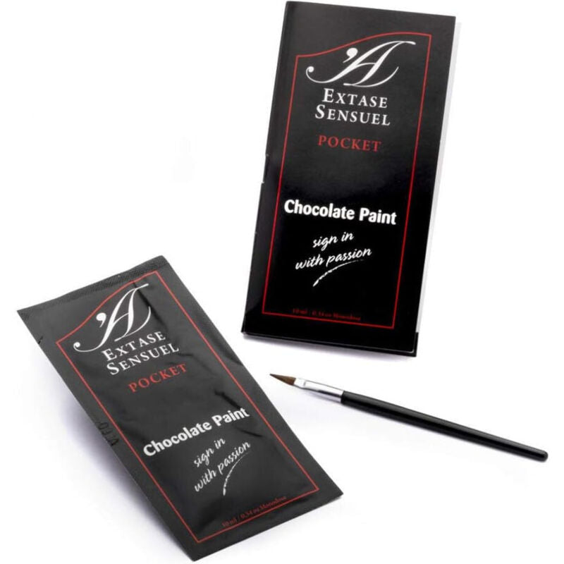 ÊXTASE SENSUAL - PINTURA CORPORAL DE CHOCOLATE 10 ML
