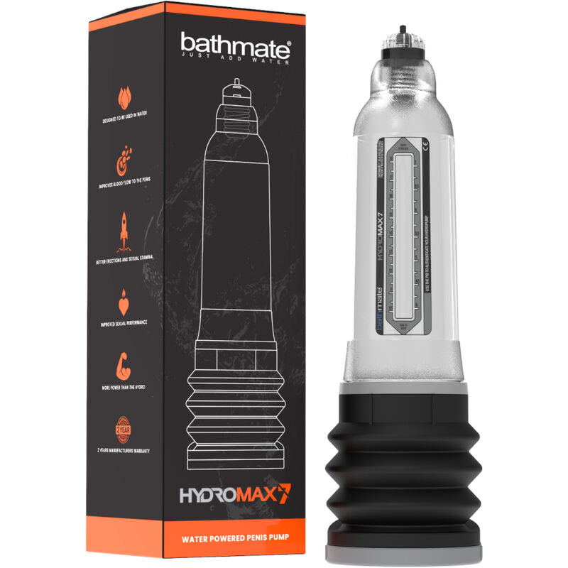 BATHMATE - HYDROMATE 7 BOMBA DE AUMENTO DO PÉNIS TRANSPARENTE