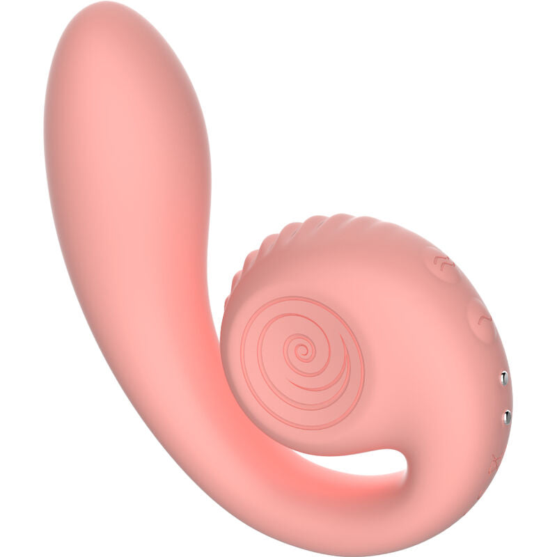 VIBRADOR CARACOL - ESTIMULADOR DUPLO GIZI ROSA