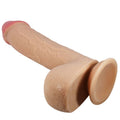 PRETTY LOVE - SÉRIE SLIDING SKIN DILDO REALISTA COM VENTOSA SLIDING SKIN FLESH 23,4 CM