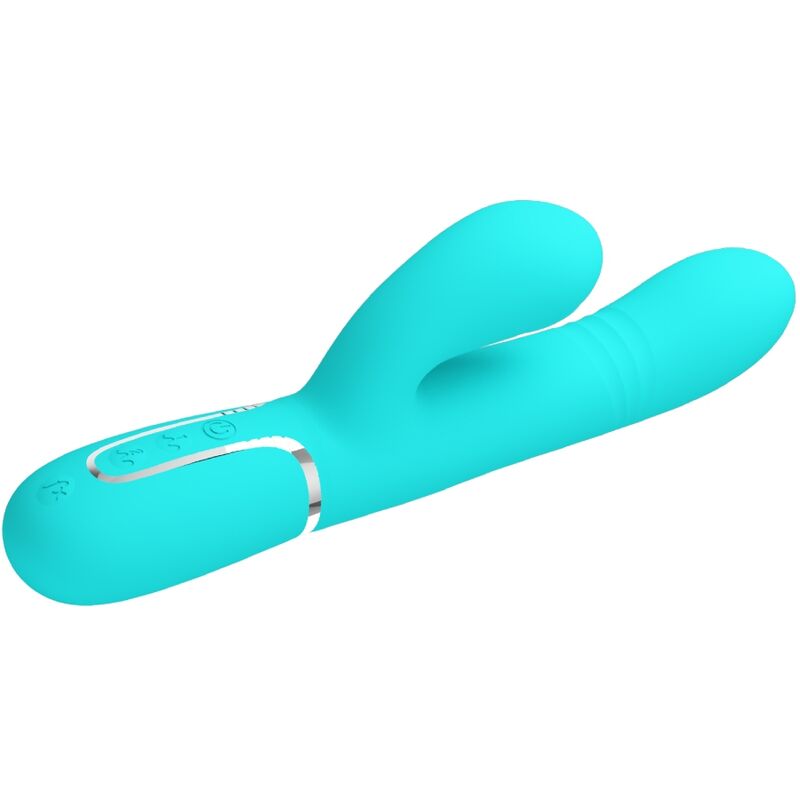 PRETTY LOVE - VIBRADOR MULTIFUNÇÕES G-SPOT VERDE ÁGUA