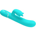PRETTY LOVE - VIBRADOR RABBIT PARA LAMBER VERDE ÁGUA