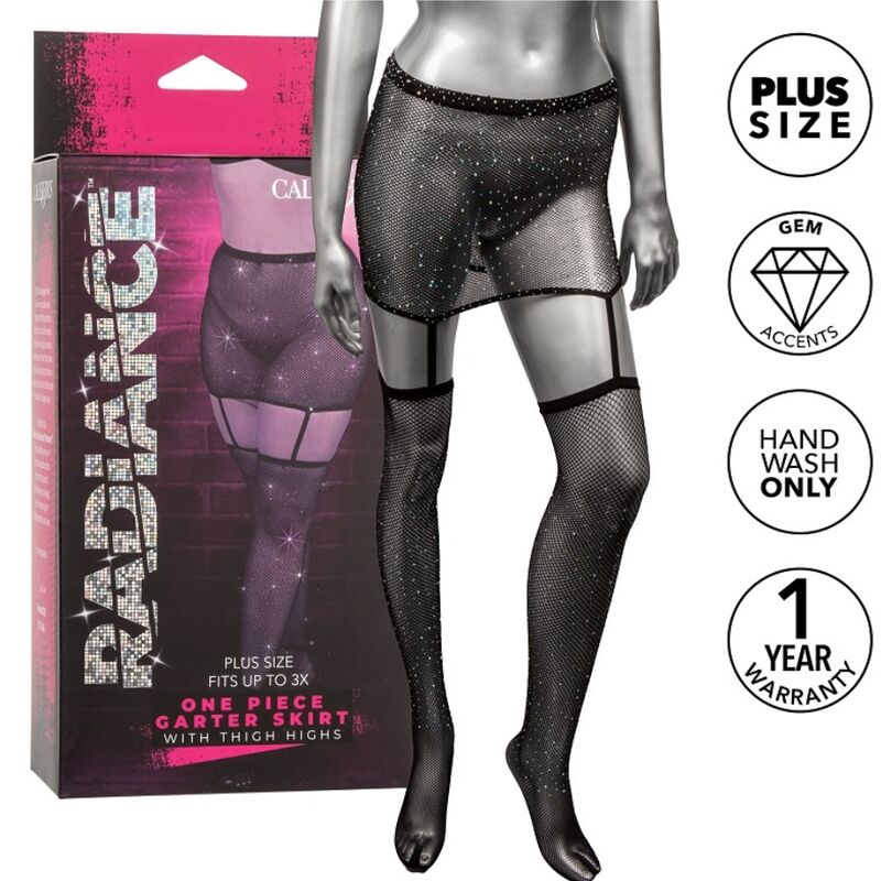 CALEXOTICS - RADIANCE SAIA CINTA LIGAS COXS PLUS SIZE