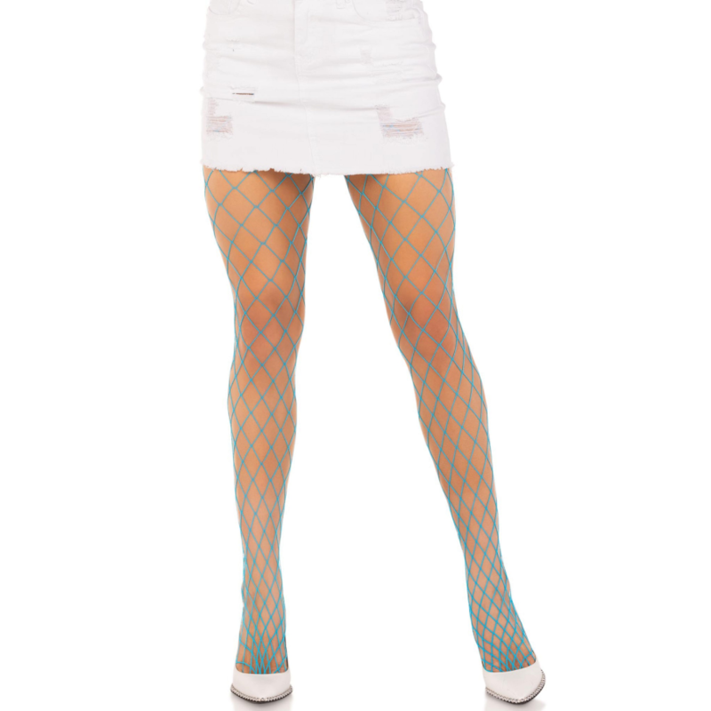 LEG AVENUE - COLLANTS DE REDE DIAMANTE AZUL