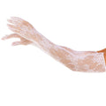 LEG AVENUE - LUVAS VERMELHAS E BRANCAS COM FLORES