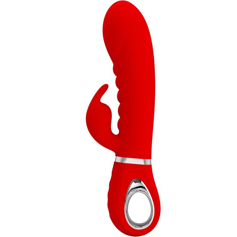 PRETTY LOVE - VIBRADOR MULTIFUNÇÕES PONTO G PRESCOTT VERMELHO