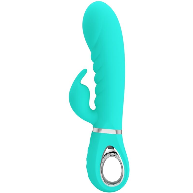 PRETTY LOVE - VIBRADOR MULTIFUNÇÕES PONTO G PRESCOTT VERDE ÁGUA