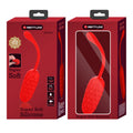 PRETTY LOVE - OVO VIBRADOR TEXTURA MARINHA RECARREGÁVEL VERMELHO