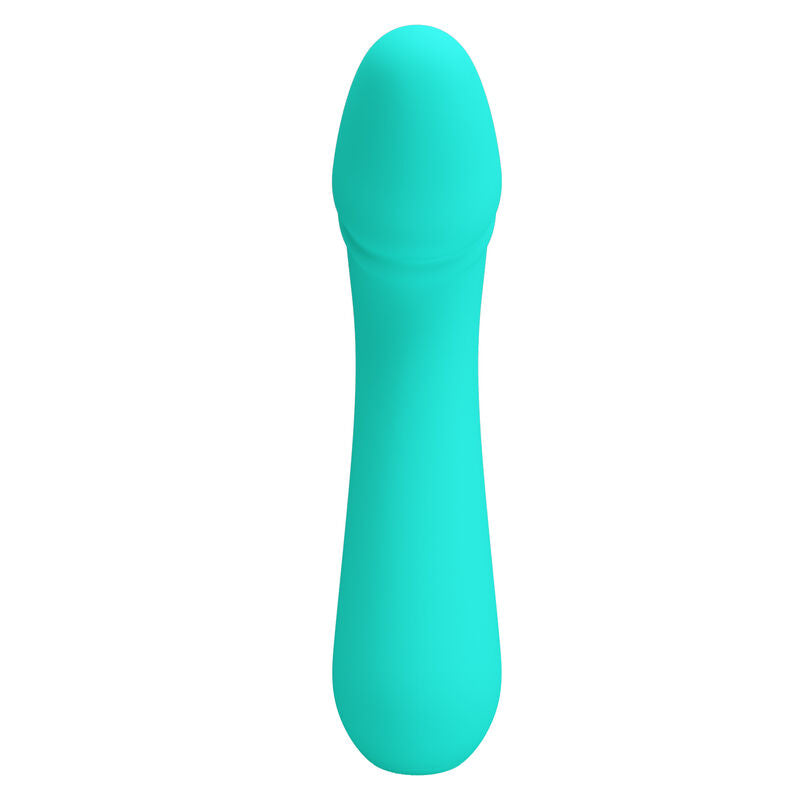 PRETTY LOVE - VIBRADOR RECARREGÁVEL CETUS VERDE ÁGUA