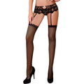 LIVCO CORSETTI FASHION - MANDIRIN LC 90529 CUECA + LIGA PRETO L/XL