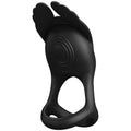 PRETTY LOVE - ANEL PARA PÉNIS VIBRATÓRIO SILAS 7 VIBRAÇÕES SILICONE PRETO