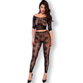 CHILIROSE - CR 4661 TOP E LEGGINGS PRETO S/M