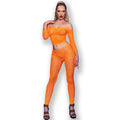 CHILIROSE - CR 4661 TOP E LEGGINS LARANJA S/M