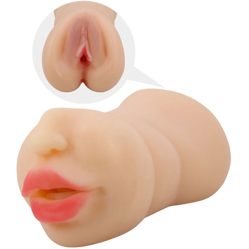 CRAZY BULL - MASTURBADOR EM FORMA DE VAGINA ZOEY DUPLA ENTRADA