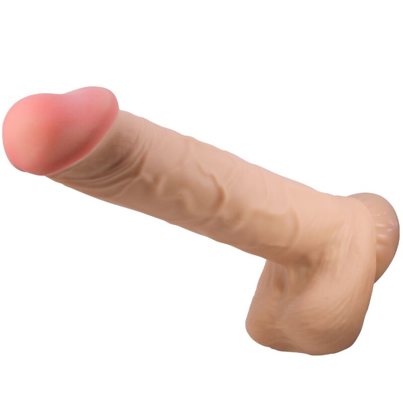 PRETTY LOVE - SÉRIE SLIDING SKIN DILDO REALISTA COM VENTOSA SLIDING SKIN FLESH 26 CM
