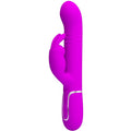 PRETTY LOVE - VIBRADOR COALE RABBIT DE PÉROLAS ROXO