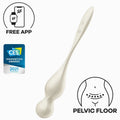 SATISFYER - BOLAS VIBRATÓRIAS DE KEGEL LOVE BIRDS BRANCAS